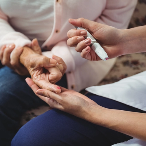 Diabetic Neuropathy Finger Prick